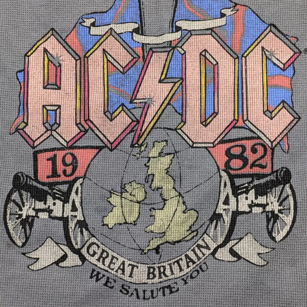 Lucky Brand Vintage AC/DC Graphic Long Sleeve Shirt - Picture 2 of 4